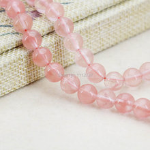 Accessory Crafts 8mm Pink Watermelon Tourmaline Round Ornaments Crafts Loose Beads Stones Balls Gifts DIY Jewelry Making Fitting 2024 - buy cheap