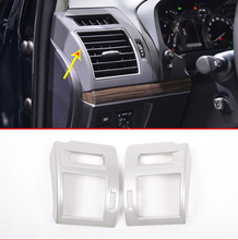 Cubierta de salida de ventilación para Toyota Land Cruiser Prado FJ150 150 2018 ABS, embellecedor lateral de salpicadero, accesorios para coche 2024 - compra barato