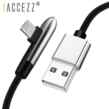 ! ACCEZZ Micro USB кабель для быстрой зарядки Huawei Samsung Xiaomi планшет Синхронизация данных Android мобильный телефон Microusb зарядка линия 2024 - купить недорого