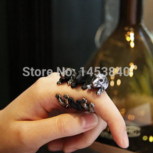 Wholesale Newest fashion Dachshund Ring Gun Black / Antique Silver / Antique Bronze 3 colors Pet  ring 12pcs/lot 2024 - buy cheap
