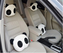 1pcs Cute Lovely Panda Pattern Car Seat Neck / Head Pillow Soft Back Cushion Headrest Neck Pillow Car Seat Cover 2024 - buy cheap