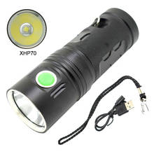 High Power USB LED Light Rechargeable Flashlight X900 Bicycle 18650 Torch XPH70 Waterproof Flashlights 1000 Lumen Bike Lights 2024 - buy cheap