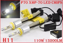 1 Set H8 H9 H11 H16(JP) 110W 13200LM P70 LED Headlight XHP-70 4LED Chip Super Bright Slim Conversion Kit Driving Fog 5000K 6000K 2024 - buy cheap