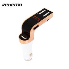 Vehemo USB Bluetooth 3,0 + EDR автомобиля Bluetooth Hands-Free громкой связи Bluetooth Car Kit MP3 Беспроводной передатчик Bluetooth универсальный 2024 - купить недорого