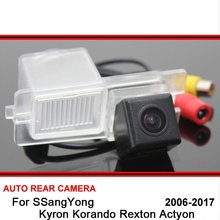 For SSangYong Kyron Korando Rexton Actyon 2006 - 2017 Car Rear View Camera Rearview Parking Reverse Backup HD CCD Night Vision 2024 - buy cheap