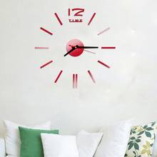 DIY Wall Clock Acrylic Plastic Mirror Wall Modern Clocks Home Decal Decor Vinyl Art 3D Stickers for Home Bedroom Decoration 2024 - buy cheap