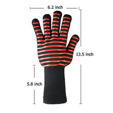 Fashion 1 Pair BBQ Grilling Cooking Gloves Extreme Heat Resistant Oven Gloves FBE2 2024 - buy cheap