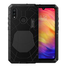 Funda de aluminio duro para teléfono Xiaomi Mi Redmi K20, Protector de pantalla de vidrio templado, resistente, para Redmi Note 7, 8 Pro 2024 - compra barato