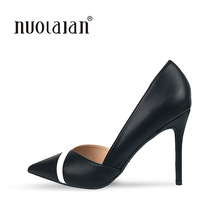 2018 High Quality Pointed Toe High Heels Shoes Women Pumps Sexy 10CM Women Shoes wedding shoes 2024 - buy cheap