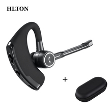 HLTON Business Bluetooth Headset Wireless Earphone Handsfree HD Stereo Car Driver Headphone With Mic For iPhone Samsung Huawei 2024 - buy cheap