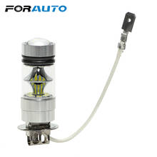 FORAUTO H3 100W LED 12V Auto Bulbs Car Day Time Running Light Car Lamps Car Fog Lamps Car-styling Braking Lights Headlights 2024 - buy cheap