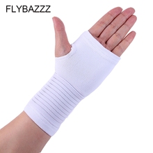 FLYBAZZZ 1PCS High Elastic Adjustable Bandage Fitness Exercise Hand Palm Brace Wrist Support Sports Gym wraps Palm Pad Protector 2024 - buy cheap