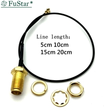 5pcs SMA Connector Cable Female to uFL/u.FL/IPX/IPEX RF Connector Coax Adapter Assembly RG178 Pigtail Cable 1.13mm IPEX turn SMA 2024 - buy cheap