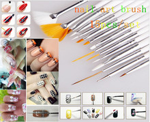 Magic Style 15pcs nail paiting brush pen nail polish brush kolinsky acrylic brush brushes for manicure 2024 - buy cheap