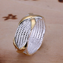 Женское кольцо золотого цвета, модное, серебряное, с крестообразной формой 2024 - купить недорого