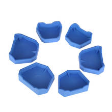 6Pcs/set 3 Sizes Dental Model Base Set Dental Mold Plaster Base Denture Tray Dental Lab Former Base Kit  Oral Hygiene Care 2024 - buy cheap