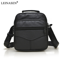 Men messenger bags genuine leather Sheepskin men bag designer high quality shoulder bag casual zipper office bags for men 2024 - buy cheap