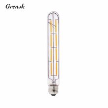 T30 225mm,8W,LED Filament Light Bulb,Edison Tubular Style,Warm White 2700K,110V 220VAC,Decorative Lighting,Dimmable 2024 - buy cheap