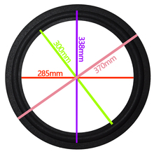 Alto-falante de espuma para reparo, alta qualidade, 2 60 15 polegadas, 15 polegadas, woofer, baixo, surround (370mm/338mm / 300mm/285mm), novo 2024 - compre barato