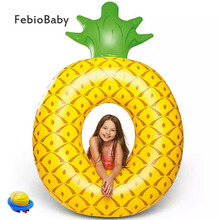 Summer Inflatable Pineapple Ride-ons Life Buoy Play Water Toy Pool Rafts For Adult Swimming Ring Floating Tool Free Pump Gift 2024 - buy cheap