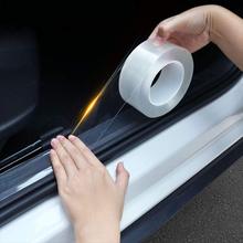 3cmx3m Door Sill Sticker Nano Transparent Tape Car Tuning Bumpers Protect Film Door Edge Protective Tap Anti Scratch Nano Tape 2024 - buy cheap