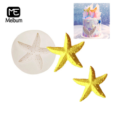 Meibum Ocean Starfish Theme Marine Silicone Mold Sea Star Shape Cake Decorating Mould Fondant Chocolate Pastry Baking Tools 2024 - buy cheap