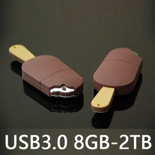 Ice Cream Pendrive 8gb 32gb Cartoon Memoria USB 3.0 Flash Drive 1TB 2TB Novelty Memory Stick Usb Disk Key Pen Drive 16GB 64GB 2024 - buy cheap