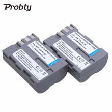 Probty 2 uds 7,4 V 2400mAh EN-EL3e es EL3e ENEL3e batería recargable para Nikon D70 D70S D80 D90 D100 D200 D300 D300S D700 Cámara 2024 - compra barato