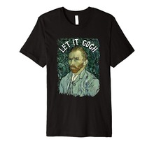 Let It Gogh Shirt Vincent Van Funny Artist Painter Gift  T Shirt Fashion Brand Clothing Tee Stranger Things Print T-Shirts 2024 - buy cheap