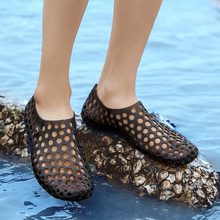 Мужская и женская обувь Aqua, уличная пляжная обувь, легкая спортивная обувь с отверстиями, нескользящая, для подводного плавания, крик 2024 - купить недорого