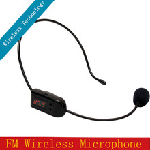 Free Shipping FM Wireless Microphone Headset Megaphone Radio Mic For Loudspeaker Teaching Meeting Tour Guide Microfones 2024 - buy cheap