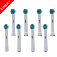 Cabezales de repuesto para cepillo de dientes eléctrico Oral B, compatible con Advance Power, Pro Health, Triumph, 3D Excel, limpieza por vibración, 8 Uds. 2024 - compra barato
