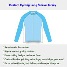 Custom-made long sleeve spring autumn bicycling T-shirts mountain bike club cycling training clothing maillot cycle jacket 2024 - buy cheap