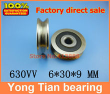 High Quality  6mm V Groove steel roller bearings 630VV 6*30*9 mm bearing V630 V630-2RS 630V 2024 - buy cheap