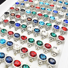 Mix Цвет 20 штук винтажные кольца для женщин из металла цинковый сплав элегантная пара кольца обручальное кольцо ювелирные изделия 2024 - купить недорого