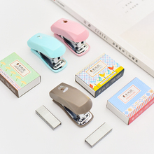 Manual Mini-stapler Panda  with staples Colorful grampeador stapler papeleria y oficina grapadora stapler with staples 2024 - buy cheap