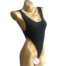 Body transparente de seda de hielo para mujer, traje de baño de una pieza transparente con Espalda descubierta, lencería erótica, 8 2024 - compra barato