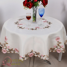#815 quadrado redondo bordado toalha de mesa pano jantar esteira europa poliéster esteira mesa capa atacado fg212 2024 - compre barato