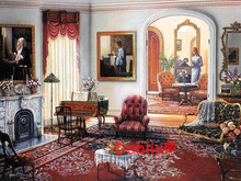 Romantic home living room Handmade Needlework Embroidery DIY Aida Cross Stitch Kits Crafts 14CT Unprinted Home decor wall Arts 2024 - buy cheap