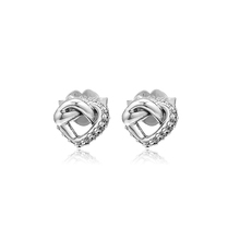 CKK-pendientes de plata de primera ley con forma de corazón para mujer, aretes pequeños, plata esterlina 925, diseño Original, regalo de moda 2024 - compra barato
