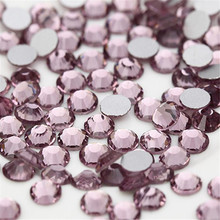 MHS.SUN SS3-SS30 Size Select Loose Lt Amethyst Color Flatback Crystal Rhinestones Non HotFix Glass Rhinestones Nail Art Craft 2024 - buy cheap