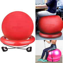 New Large Yoga Balls with Resistance Bands Bands 85CM Sports Pilates Fitness Ball Balance Fitball Exercise Workout Massage Ball 2024 - buy cheap
