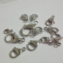 9mm/10mm/12mm/13mm/15mm/17mm Choose Stainless steel lobster clasp & hooks jewelry accessories.DIY Jewelry Finding 200pcs/Lot 2024 - buy cheap