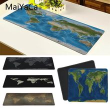 MaiYaCa Vintage Cool World Map Customized MousePads Computer Laptop Anime Mouse Mat Large Gaming Mouse Pad Lockedge Mouse Mat 2024 - buy cheap
