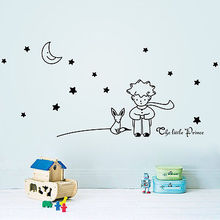 Stars Moon The Little Prince Boy Art Vinyl Wall Sticker Home decor Wall Decals 2 orders 2024 - buy cheap