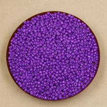 Fábrica Frice 80 g/lote Neon cor roxo 3 mm sementes vidro contas espaçador soltos para fazer jóias e DIY artesanato 2024 - compre barato