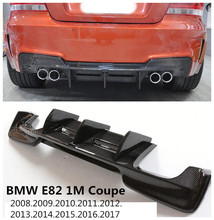 For BMW E82 1M Coupe 2008-2017 Carbon Fiber Rear Lip Spoiler Auto Bumper Diffuser High Quality Carbon Fiber Car Modification 2024 - buy cheap