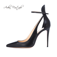 Arden Furtado Sapatos Saltos Stilettos Clássicos das Mulheres da Moda Verão Sexy Madura Elegante fretwork Sandálias sandálias cinta Fivela 45 2024 - compre barato