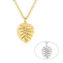 leaf best friends pendant necklace women chocker neckless accessories stainless steel jewelry gold chain choker necklace 2024 - buy cheap