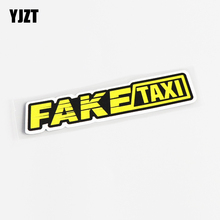 YJZT 11.5CM*2CM Funny Creative FAKE TAXI Decal Decor PVC Car Window Sticker 13-0515 2024 - buy cheap